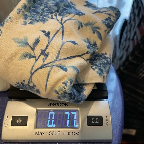 Abercrombie & Fitch Skort Small Scarlett Linen-Blend Wrap Blue floral print NWT - Picture 10 of 10